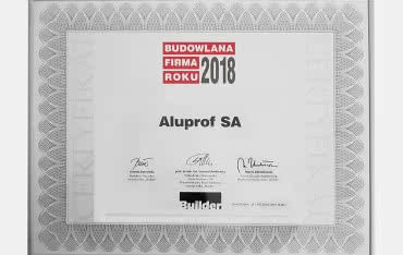 Nagrody miesięcznika Builder dla firmy Aluprof