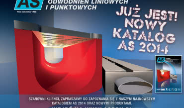 Nowy katalog AS 2014 - Odwodnienia liniowe i punktowe