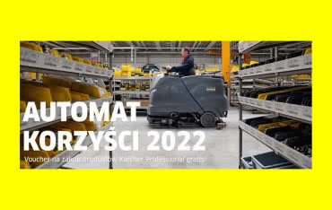 Promocja dla profesjonalistów - Kärcher Automat Korzyści 2022