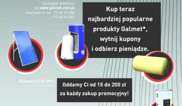Promocja Galmet dla instalatorów