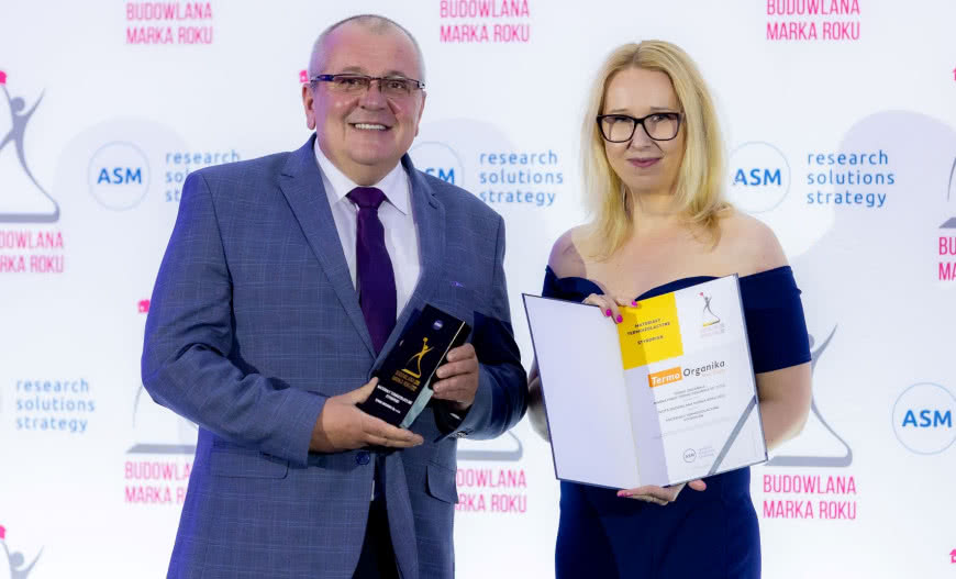 Termo Organika Złotą Budowlaną Marką Roku 2022