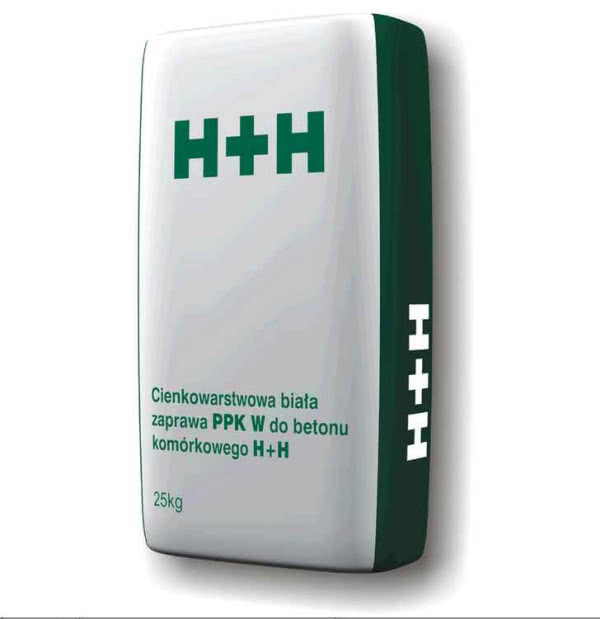 H+H Cienkowarstwowe zaprawy  klejowe